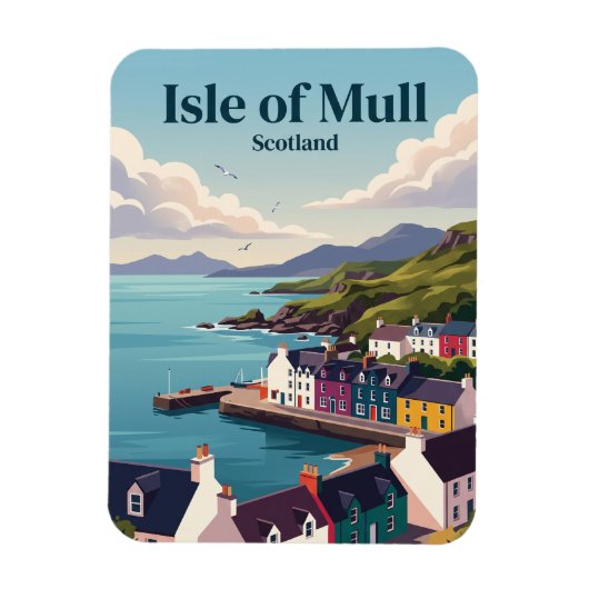 Magnet Flexible Île de Mull Écosse (Vertical)