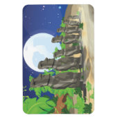 Magnet Flexible Île de Pâques Moai (Vertical)