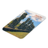 Magnet Flexible Île de Pâques (Rapa Nui) Chili (Côté Gauche)