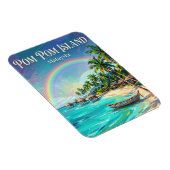 Magnet Flexible Île de Pom Pom Malaisie (Côté Droit)
