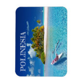 Magnet Flexible Île de rêve de Polynésie (Vertical)