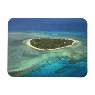 Magnet Flexible Île de Tavarua et récif corallien, îles Mamanuca