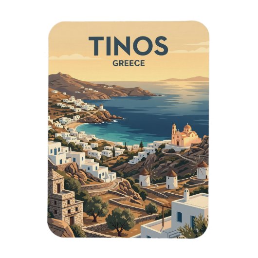 Magnet Flexible Île de Tinos Grèce (Vertical)