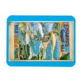 Magnet Flexible Île de Wight, Angleterre, Garden Isle, Voyage (Horizontal)