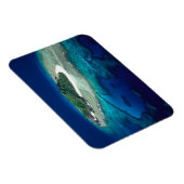 Magnet Flexible Ile d'Eori, Mamanuca, Fidji - avion (Côté Droit)