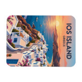 Magnet Flexible Île d'ios Grèce (Horizontal)
