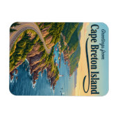 Magnet Flexible Île du Cap-Breton Canada (Horizontal)