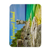 Magnet Flexible Île Flowerpot Canada stylisé (Vertical)