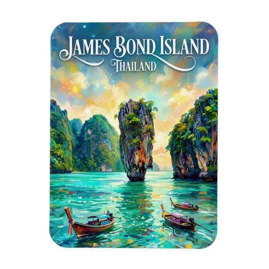 Magnet Flexible Île James Bond Thaïlande (Vertical)
