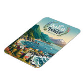 Magnet Flexible Île Kodiak Alaska (Côté Gauche)