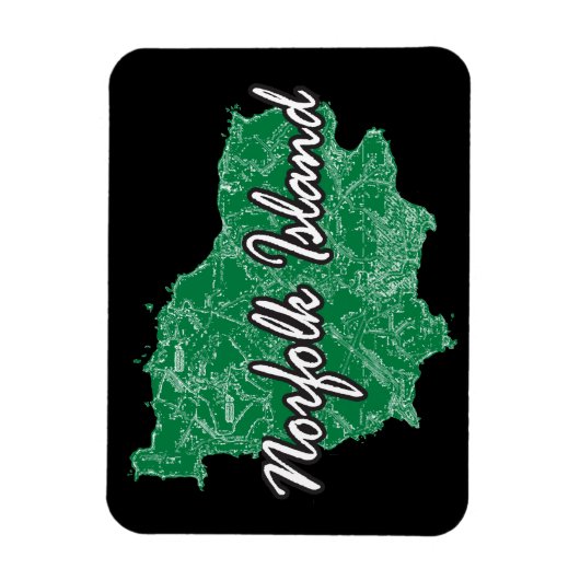 Magnet Flexible Île Norfolk (Vertical)