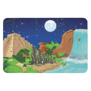 Magnet Flexible Île tropicale