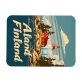 Magnet Flexible Îles Åland Finlande (Horizontal)