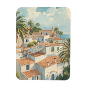 Magnet Flexible Îles Baléares Voyage Vintage Français