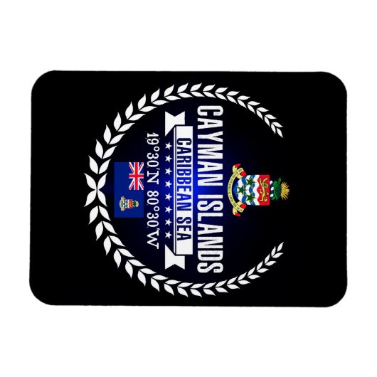 Magnet Flexible Îles Caïmans (Horizontal)