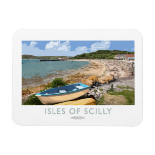 Magnet Flexible Îles d'affiche de chemin de fer de Scilly
