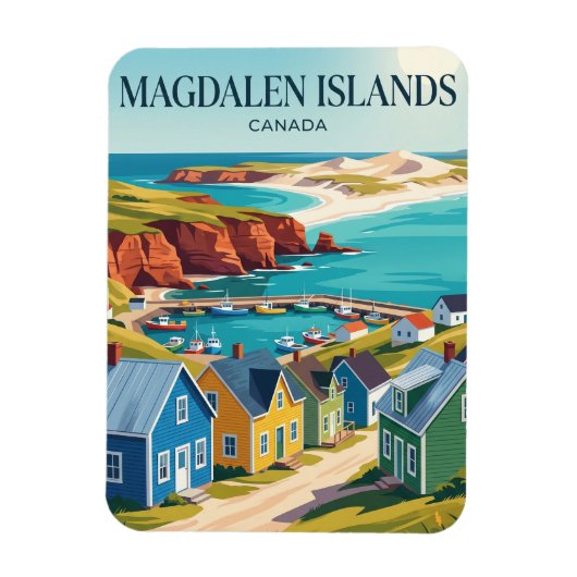 Magnet Flexible Îles de la Madeleine Canada (Vertical)