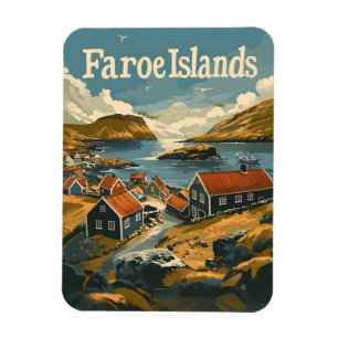 Magnet Flexible Îles Féroé vintage