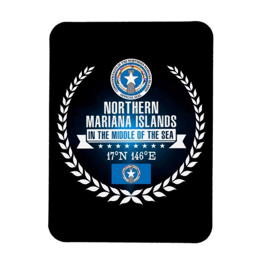 Magnet Flexible Îles Mariannes du Nord (Vertical)