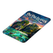Magnet Flexible Îles Phi Phi Thaïlande (Côté Gauche)