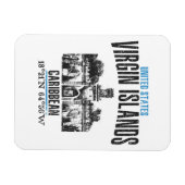 Magnet Flexible Îles Vierges (Horizontal)