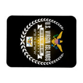 Magnet Flexible Îles Vierges américaines (Horizontal)