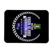 Magnet Flexible Îles Vierges britanniques (Horizontal)