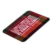 Magnet Flexible Îles Vierges USVI Caraïbes Madras Personnaliser (Côté Gauche)