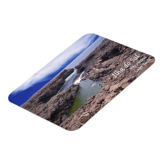 Magnet Flexible Ilha do Sal - Piscine naturelle de Buracona - (Côté Gauche)