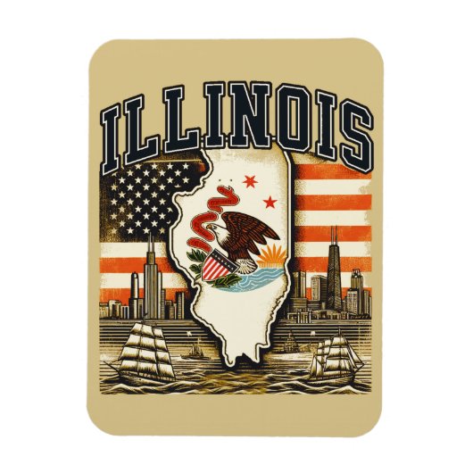 Magnet Flexible Illinois (Vertical)