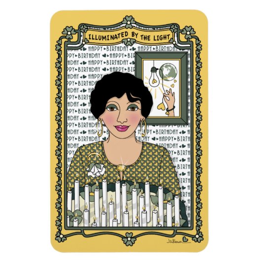 Magnet Flexible Illuminé Par Le Réfrigérateur Light_C_4x6 (Vertical)