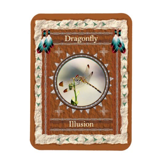 Magnet Flexible Illusion de libellule Énergie (Vertical)