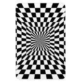 Magnet Flexible Illusion optique de l'échiquier (Vertical)