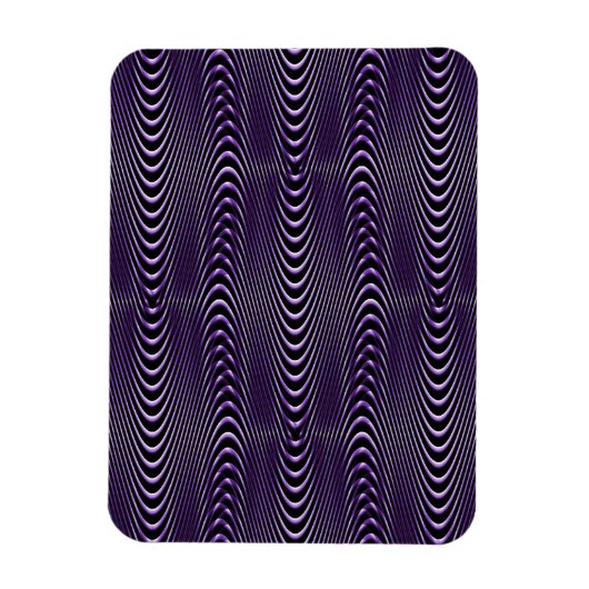 Magnet Flexible Illusions des gens pourpres.... (Vertical)