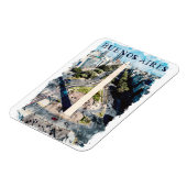 Magnet Flexible Illustration Buenos Aires Argentina Skyline (Côté Gauche)