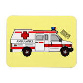 Magnet Flexible Illustration d'ambulance (Horizontal)