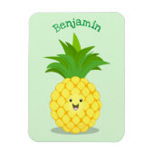 Magnet Flexible Illustration d'ananas mignon (Vertical)