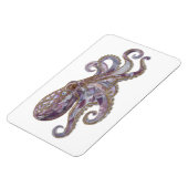 Magnet Flexible Illustration d'art de pieuvre perlée élégante (Côté Gauche)