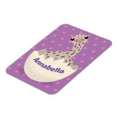 Magnet Flexible Illustration d'autruche pour bébé à couver mignon (Côté Gauche)