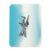 Magnet Flexible Illustration d'avion militaire A10 (Vertical)
