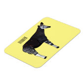 Magnet Flexible Illustration de bande dessinée d'okapi (Côté Gauche)