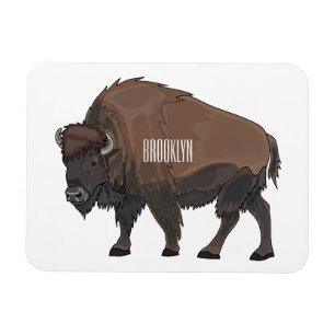 Magnet Flexible Illustration de bison