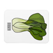 Magnet Flexible Illustration de Bok choy (Horizontal)