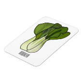 Magnet Flexible Illustration de Bok choy (Côté Gauche)