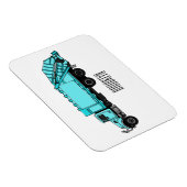 Magnet Flexible Illustration de camion à ordures (Côté Droit)