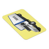 Magnet Flexible Illustration de camion boîte de dessin animé (Côté Droit)