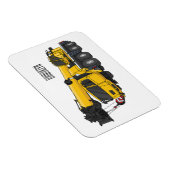 Magnet Flexible Illustration de camion de grue (Côté Droit)