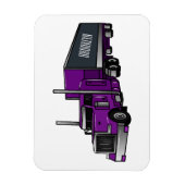 Magnet Flexible Illustration de camion semi-remorque (Vertical)