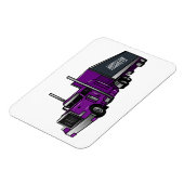 Magnet Flexible Illustration de camion semi-remorque (Côté Gauche)