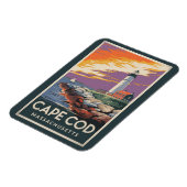 Magnet Flexible Illustration de Cape Cod Massachusetts Art de voya (Côté Gauche)